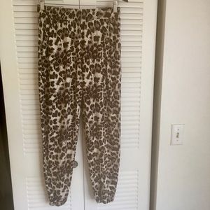 Leopard print pants